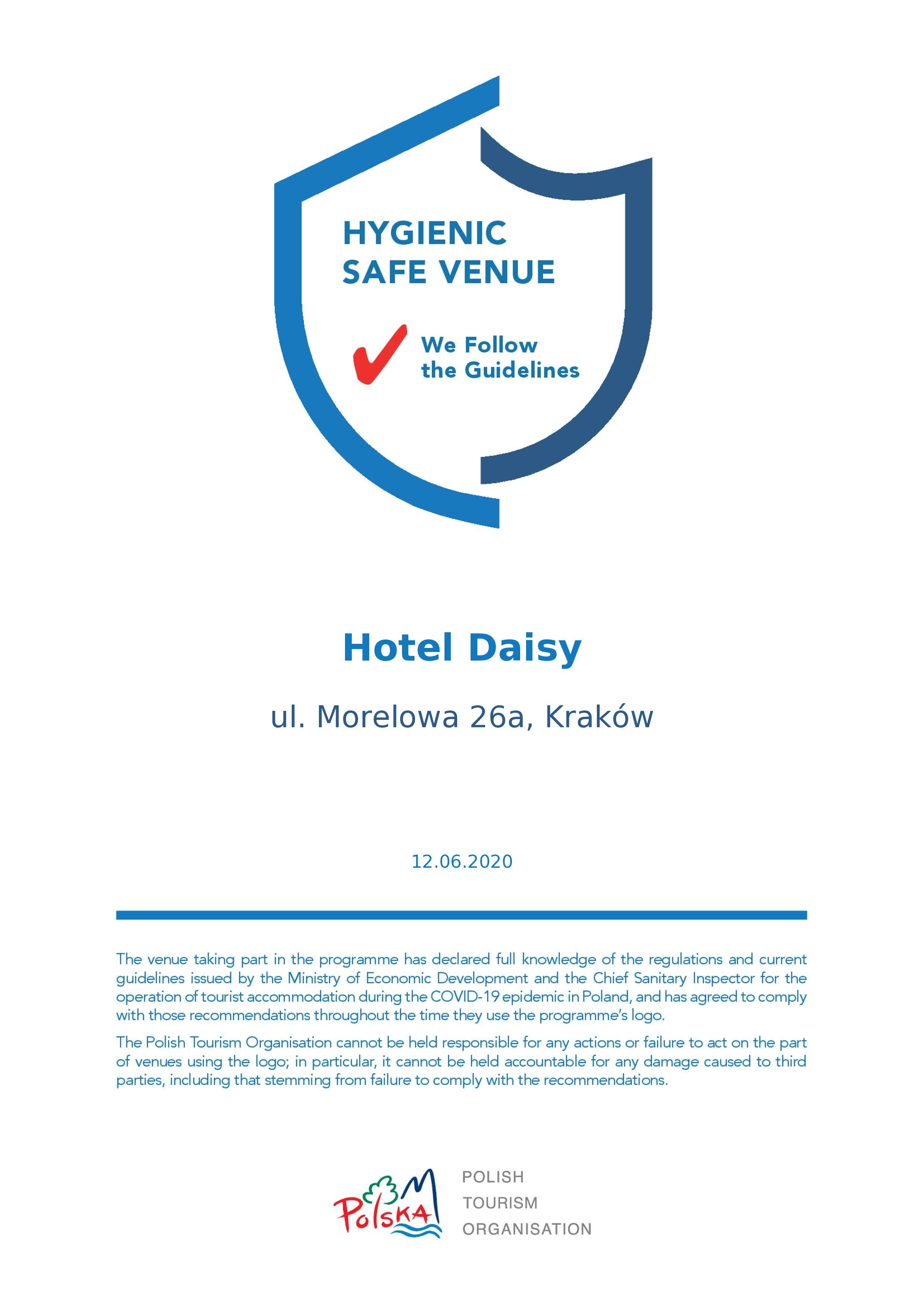 Hotel Daisy Superior à Cracovie Extérieur photo